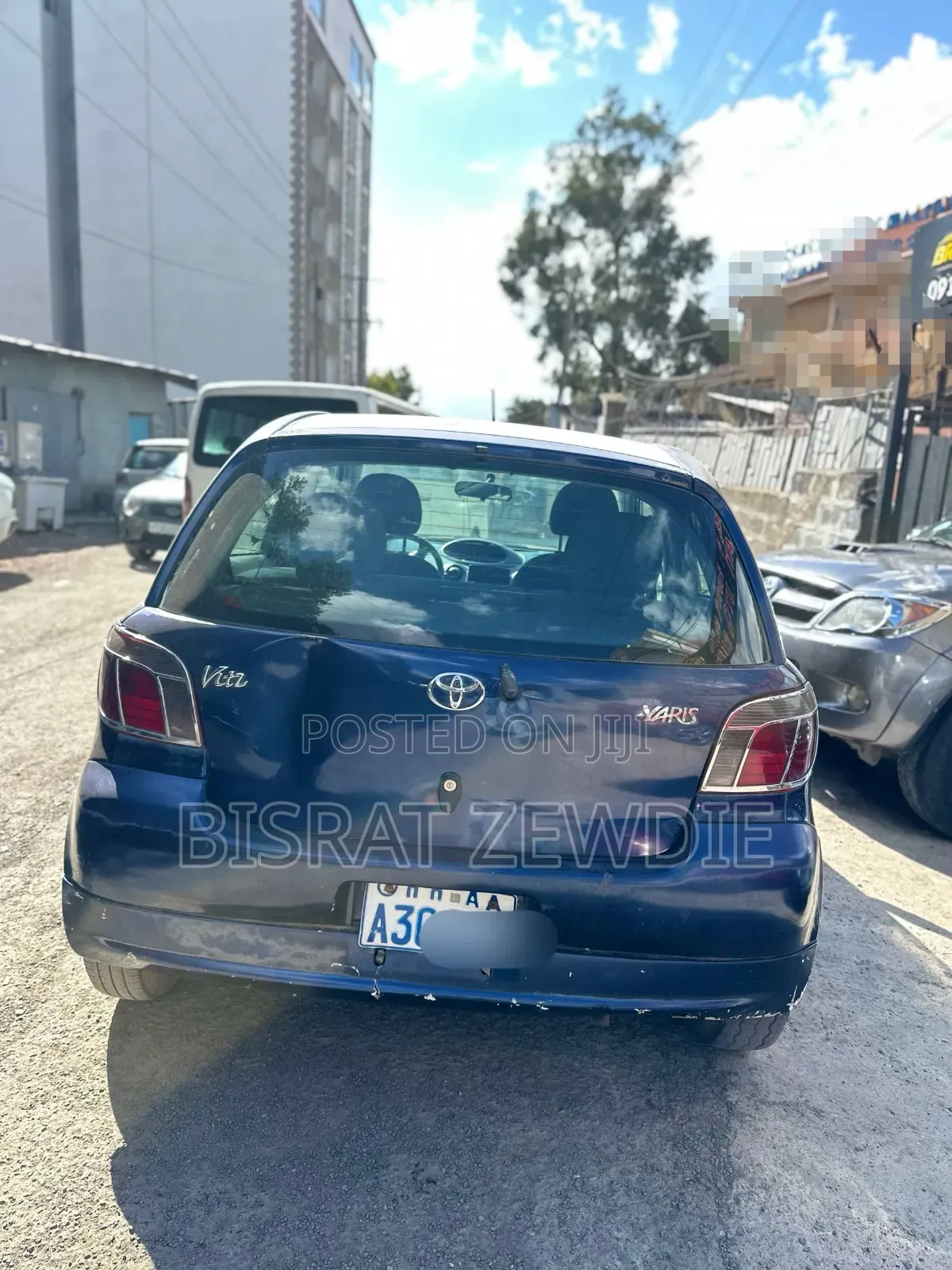 Toyota Vitz 2001 Blue