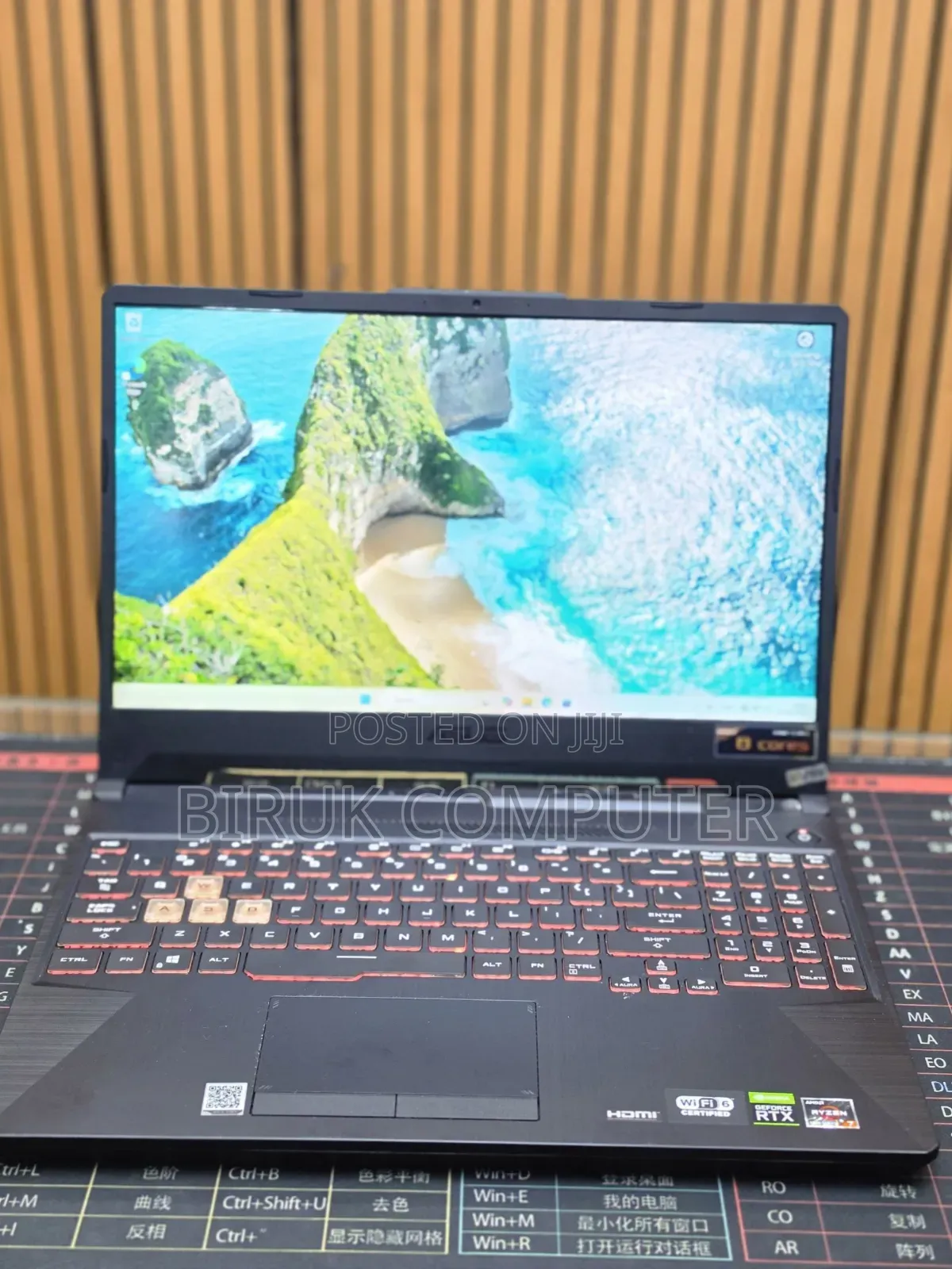 New Laptop Asus TUF Gaming A15 16GB AMD Ryzen 7 SSD 512GB