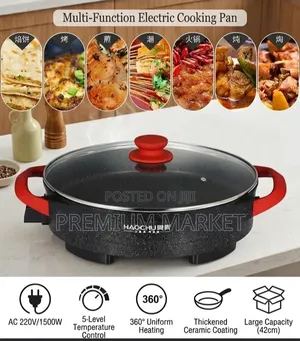 Pizza Maker Haochu Electric Ceramic 42cm ሃውቹ ኤሌክትሪክ ሴራሚክ ፒዛ መጋገሪያ