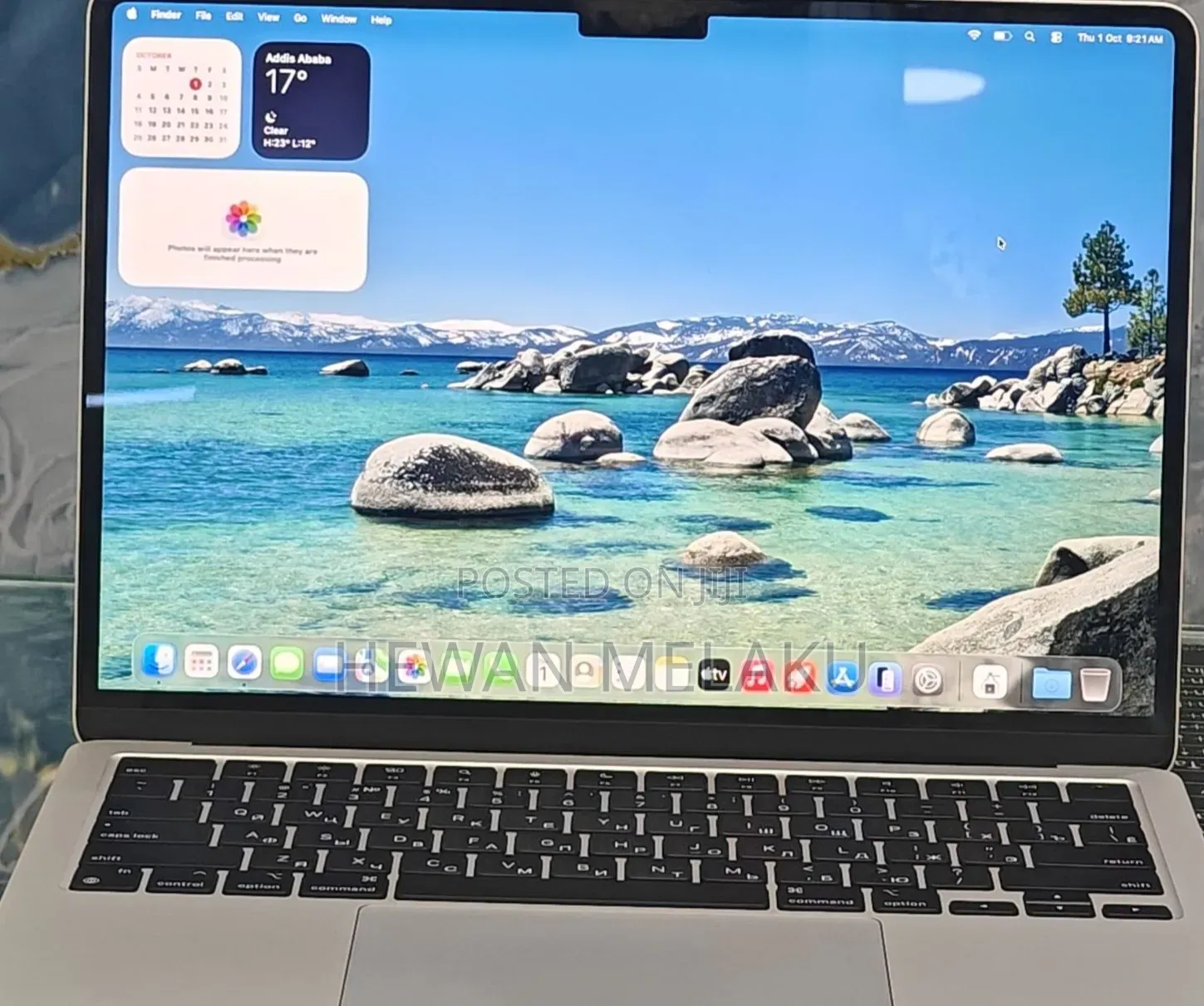 New Laptop Apple MacBook Air 2022 M2 8GB Apple M2 SSD 256GB