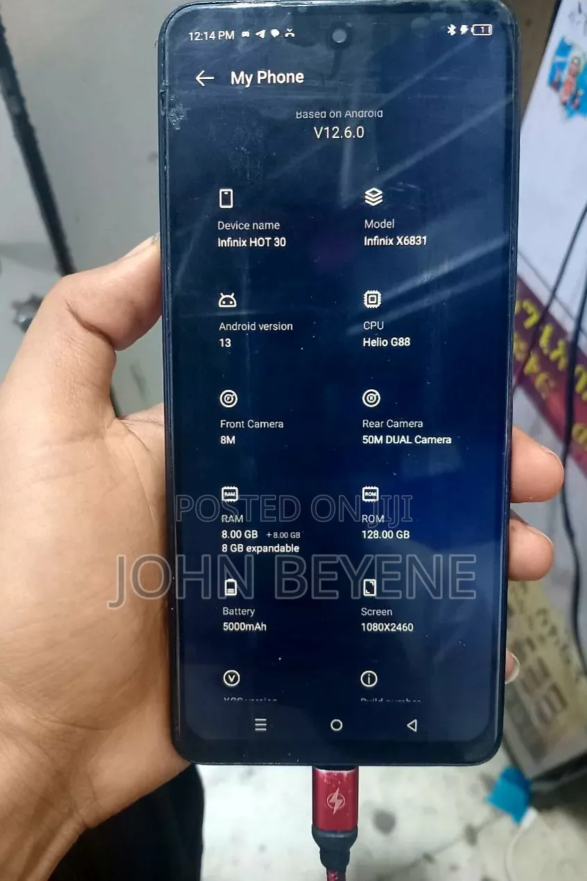 Infinix Hot 30 128 GB Black