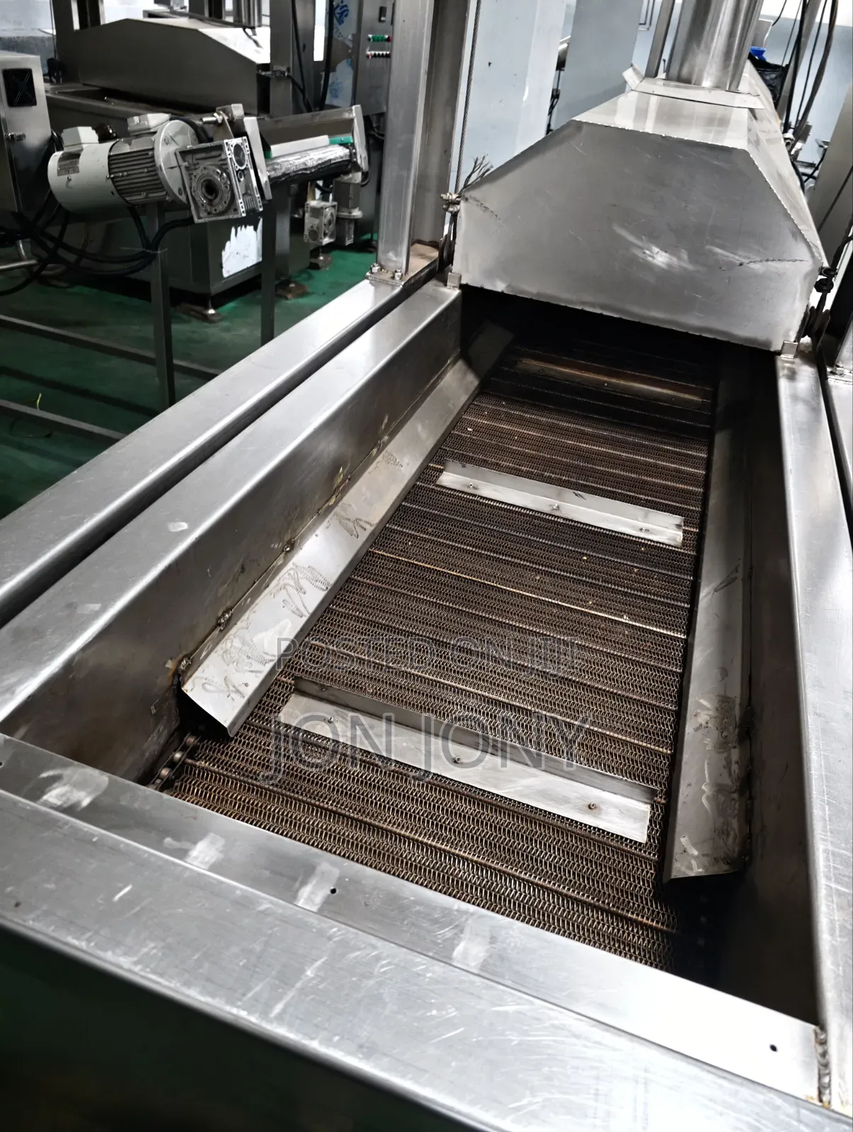 Potato Chips Production Line 1000kg/Hr ስቴንለስ ስቲል የድንች ችኘስ መስሪያ ማሽን