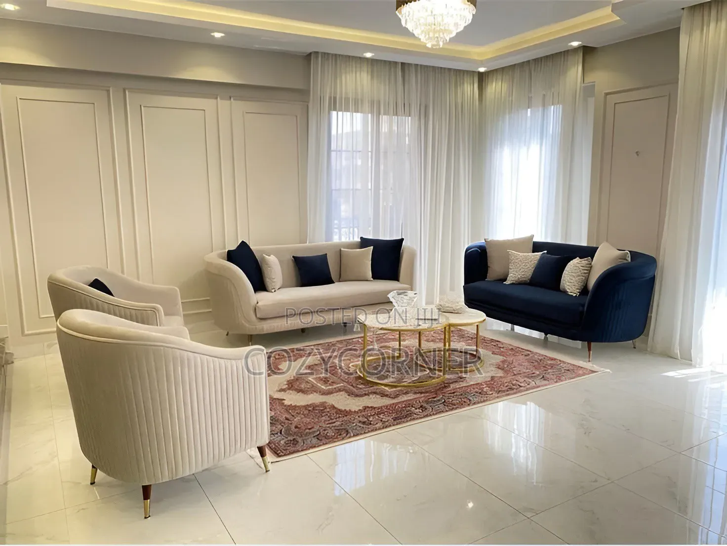 Order Oval Sofa to Sit Back & Relax. ሶፋ