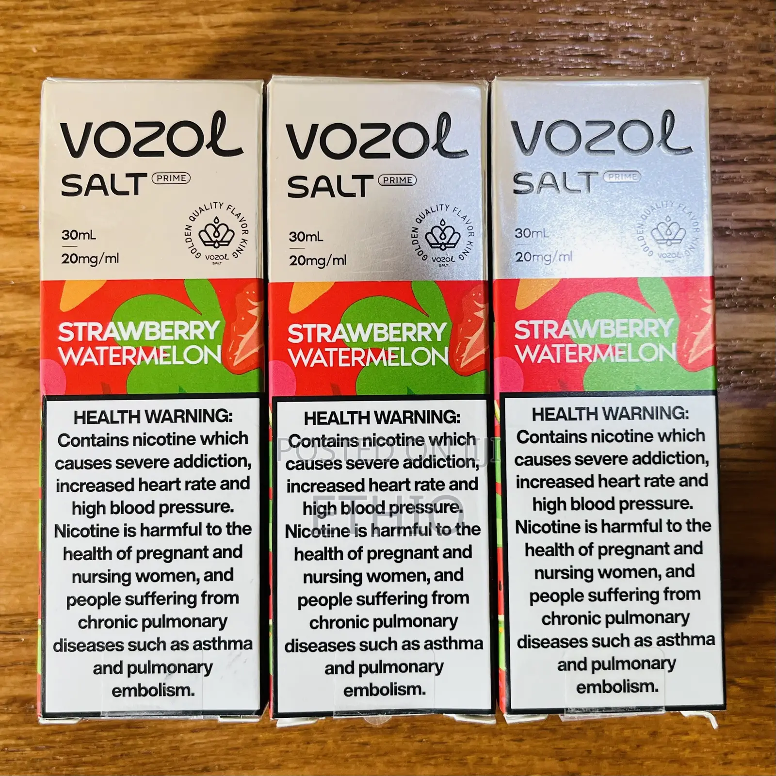 Vozol Salt Prime E-Liquid Oil Strawberrywatermelon Flavor