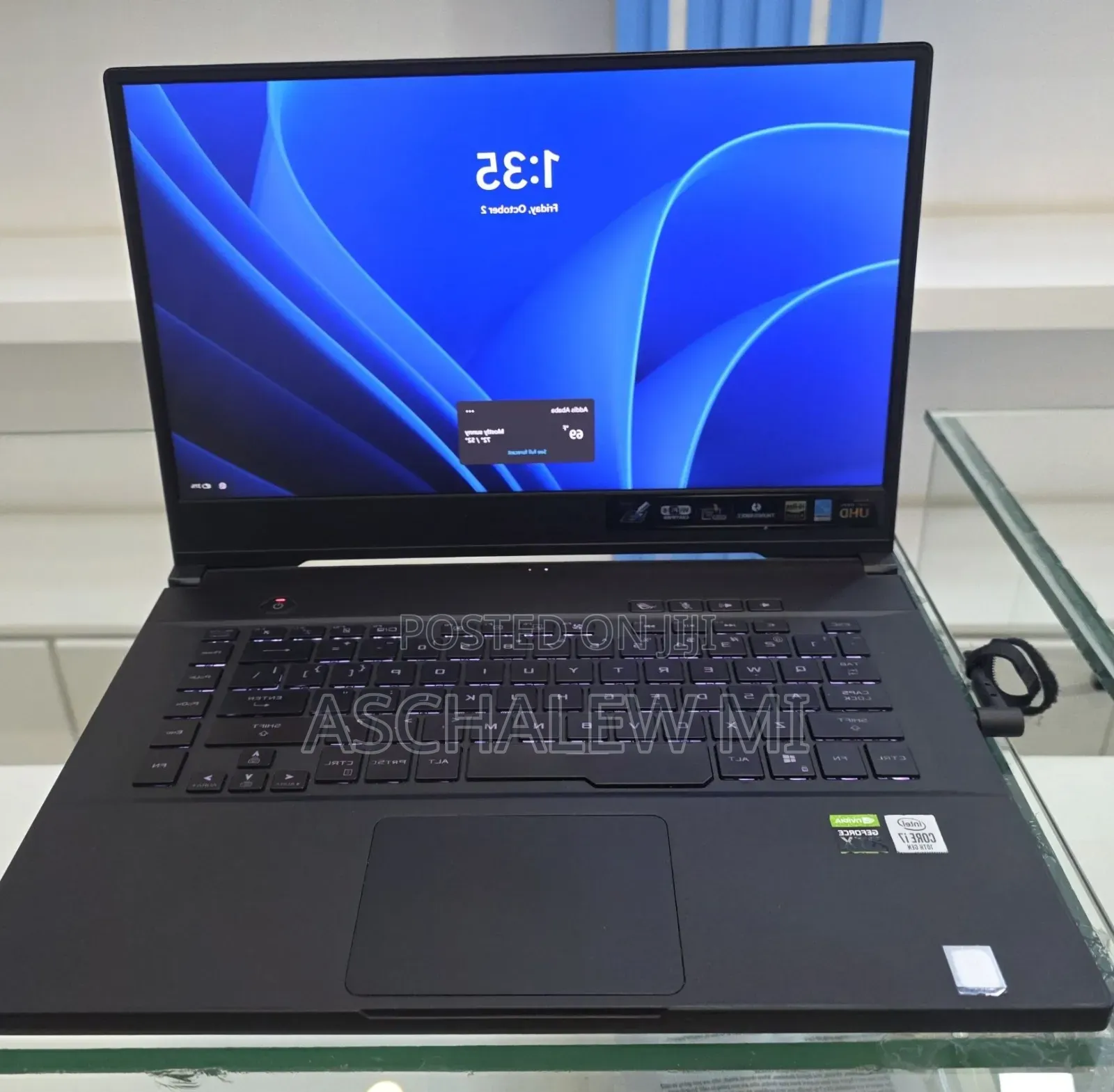 New Laptop Asus ROG Zephyrus G15 16GB Intel Core i7 SSD 512GB