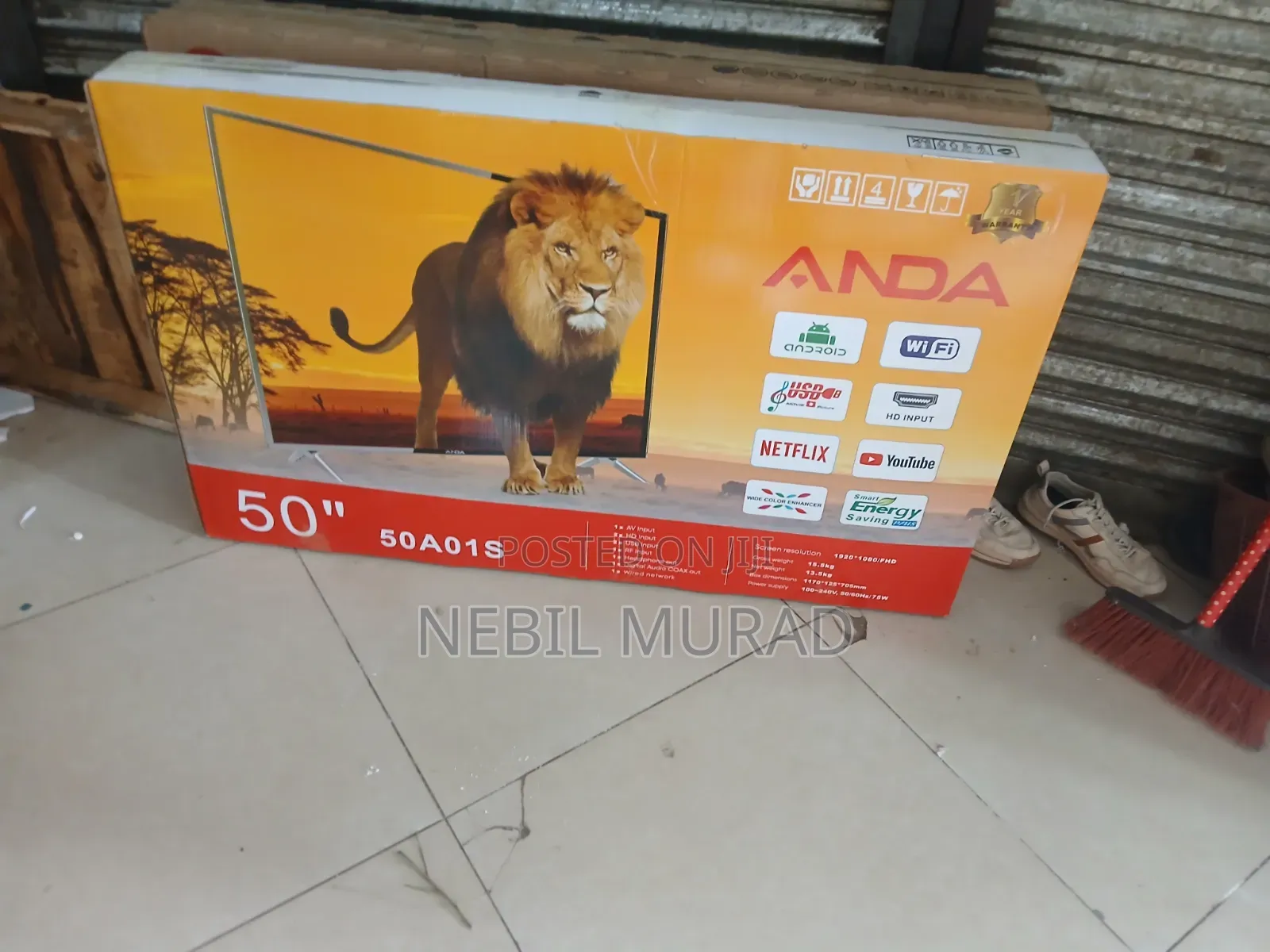 Anda Smart 50inch TV