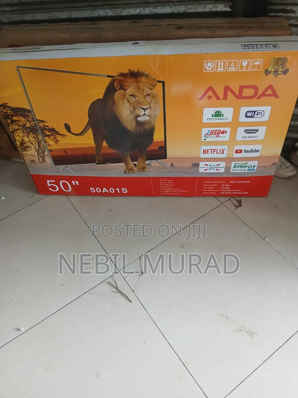 Anda Smart 50inch TV