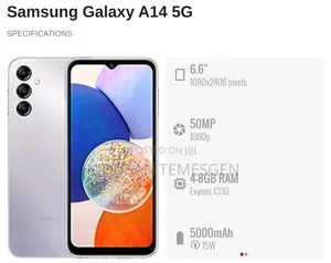 Samsung Galaxy A14 128 GB Black