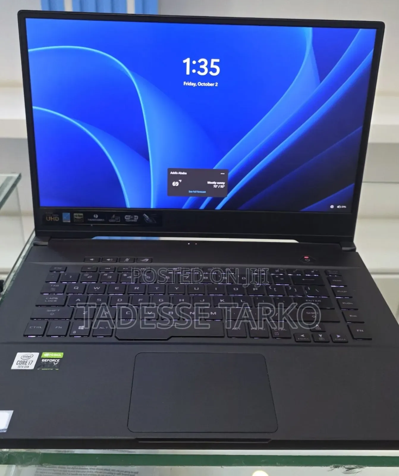 New Laptop Asus ROG Zephyrus G15 16GB Intel Core i7 SSD 512GB