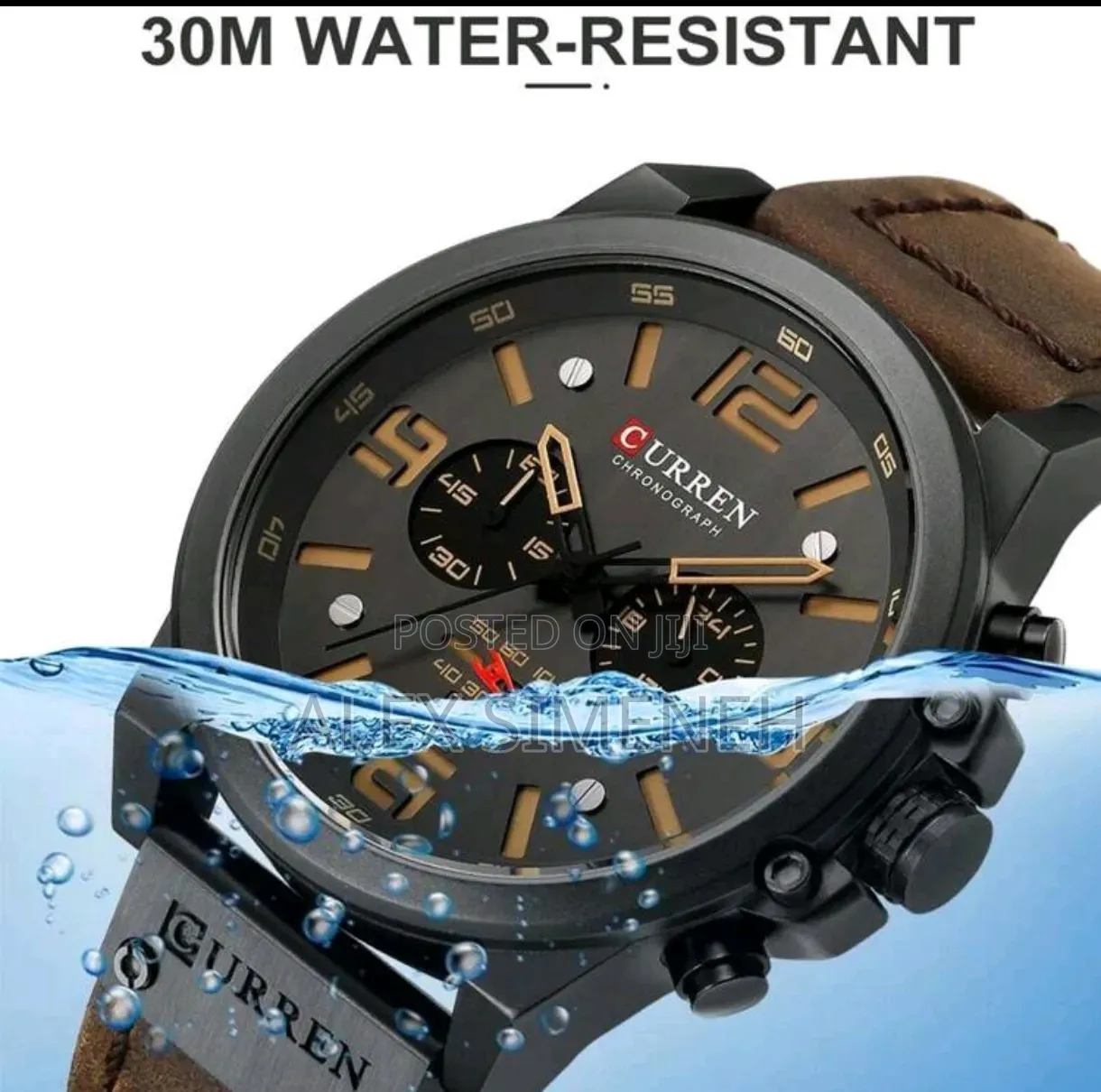 CURREN Men's Waterproof Watch ፀዴ ሰዓት