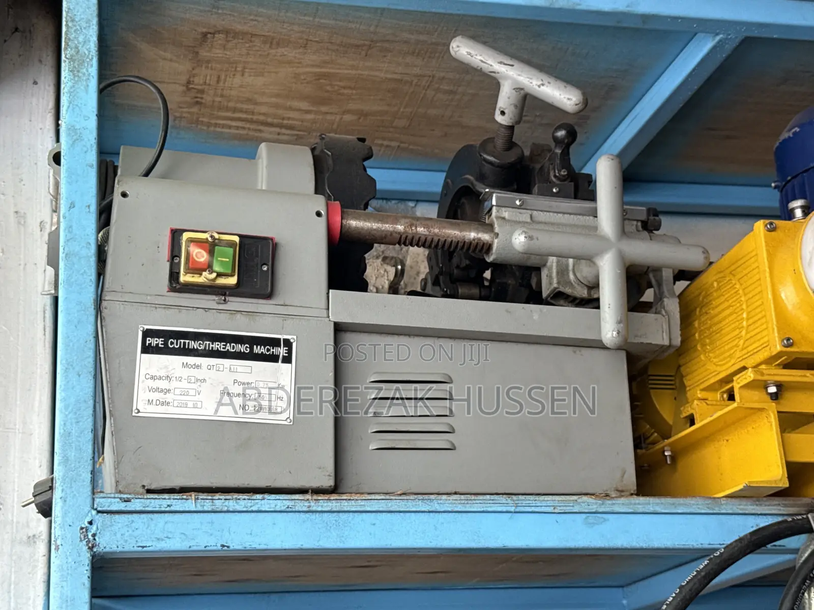 Pipe Threading Machine(የቧንቧ ጥርስ ማውጫ)