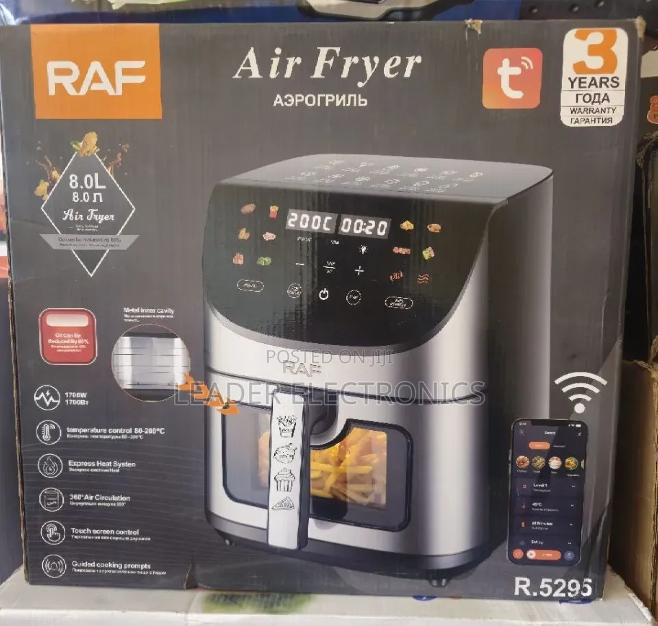 Raf Digital Smart Air Fryer 8 Liter
