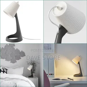 Work Lamp, Dark Grey/White