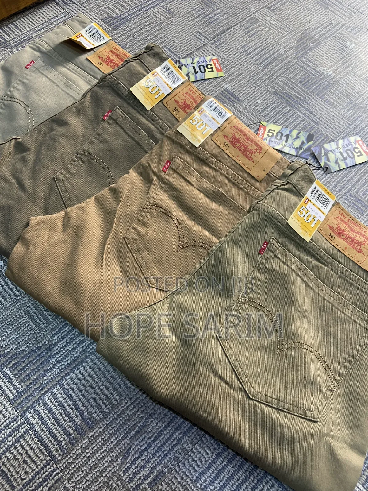 NWT Levi’s 501 Original Corduroy Pants