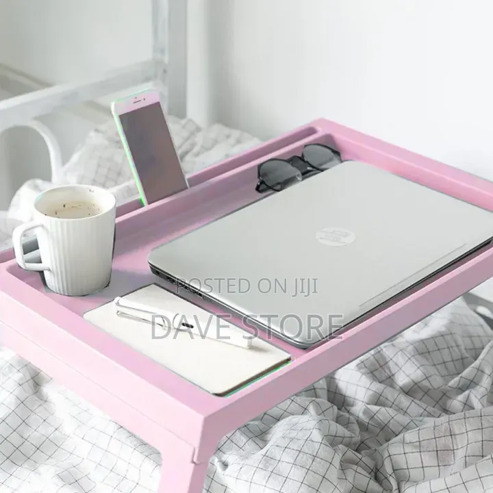 Bed Tray, White, Gray
