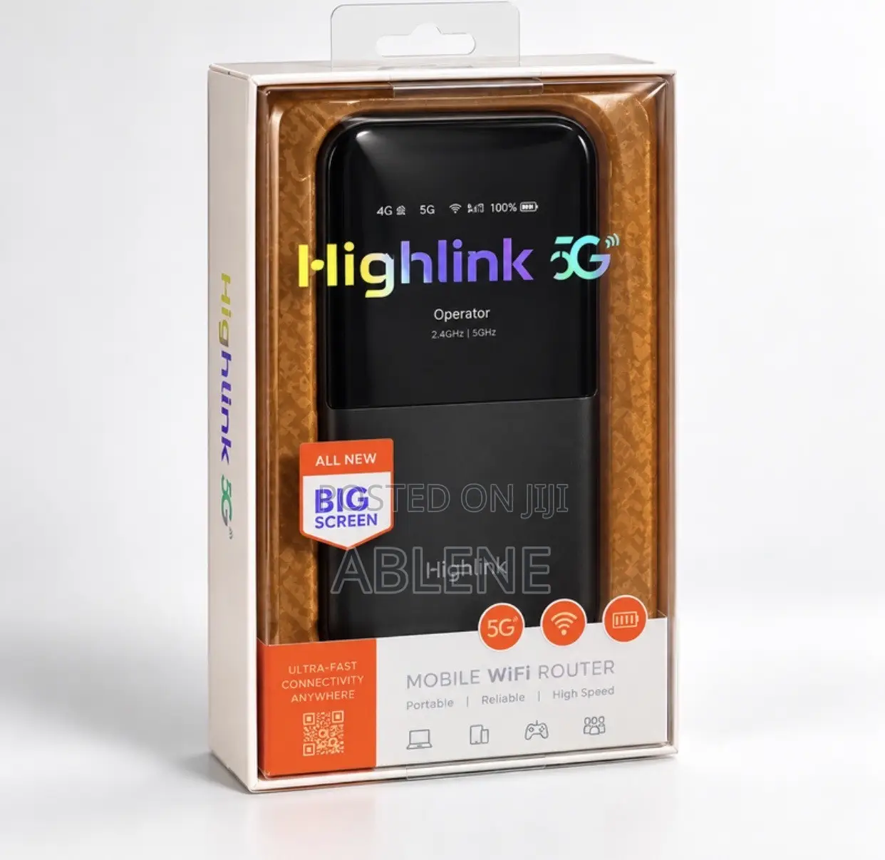 High Link 5g+ Router - 2.4ghz እና 5ghz Support የሚያረግ