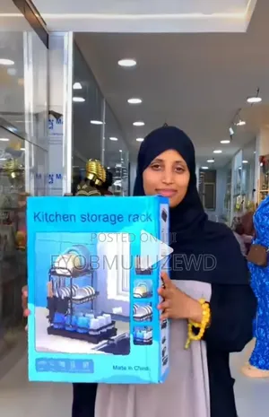 ባለ 3 ደረጃ የእቃ ማንጠፍጠፊያ Dish Drain Rack
