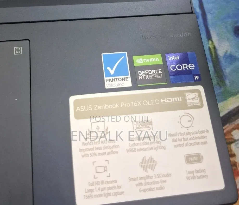 New Laptop Asus Zenbook 15 OLED 32GB Intel Core i9 SSD 1T