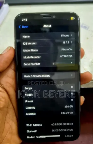 Apple iPhone XS 256 GB Gray