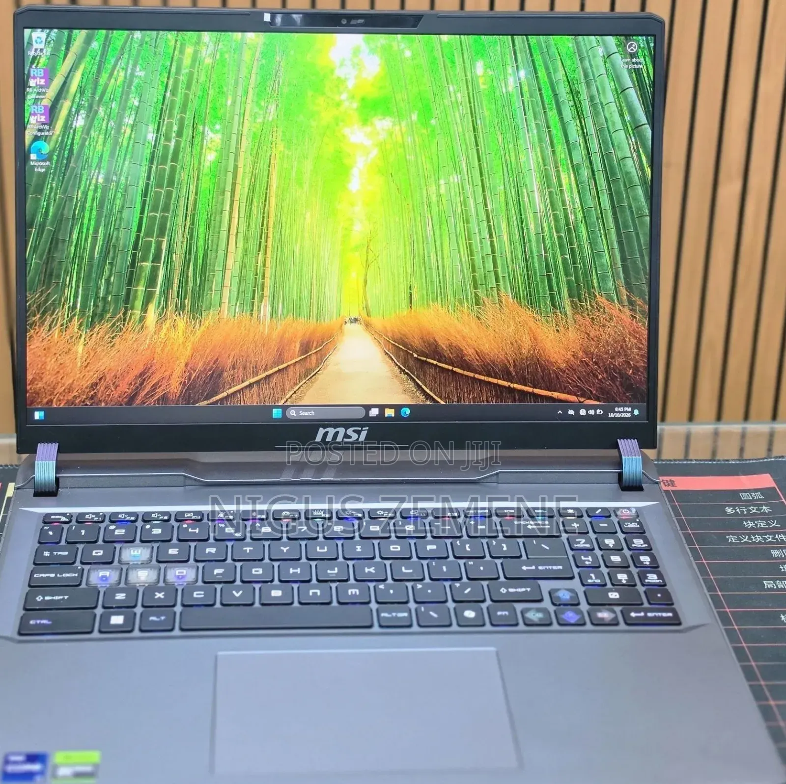 New Laptop MSI Vector GP68 HX 13V 32GB Intel Core i9 SSD 1T