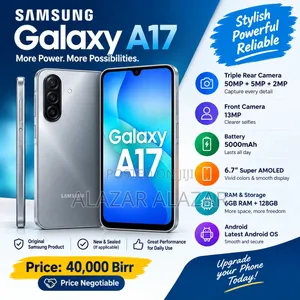 New Samsung Galaxy A17 128 GB Silver