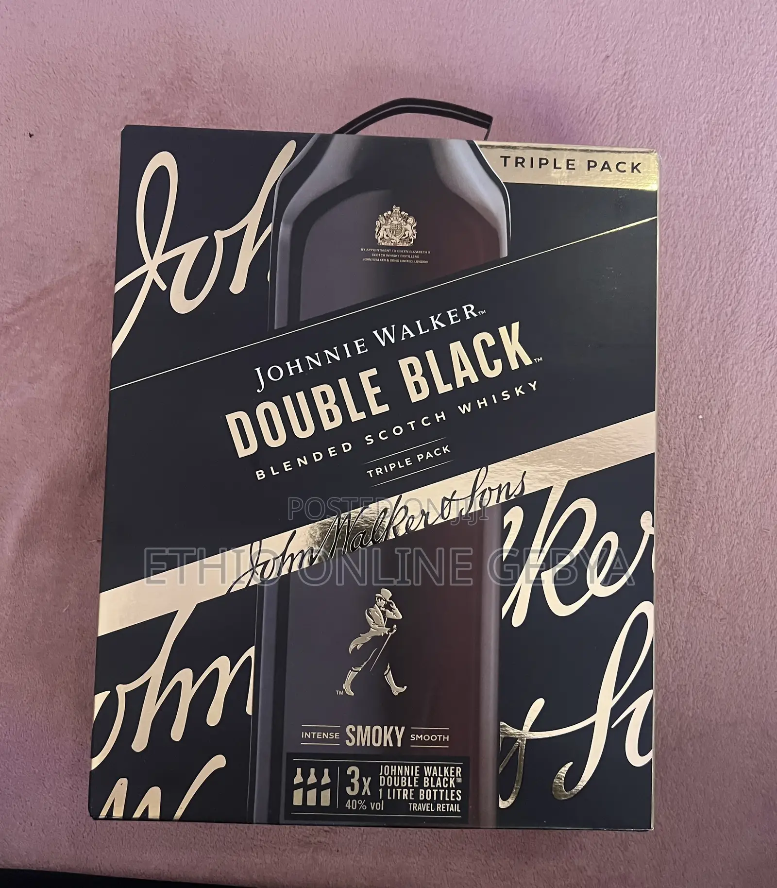 Double Black Whiskey