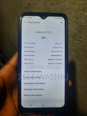 Samsung Galaxy A10s 32 GB Black