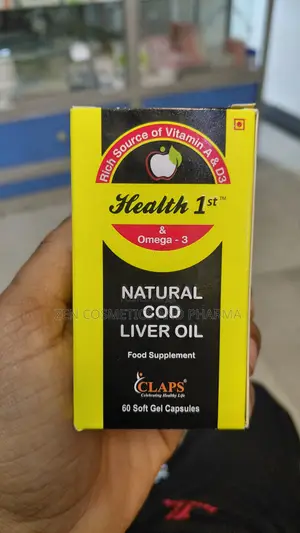 Health 1st Natural Cod Liver Oil 60 Soft Gels for Adults