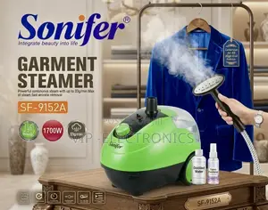 Sonifer Garment Steamer – 1700W Powerful Steam Iron for Clothes