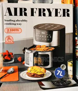 AIR FRYER Digital Air Fryer 7L 2400W – Touch Control, Stainless Steel