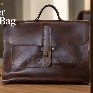 Premium Genuine Leather Laptop Bag