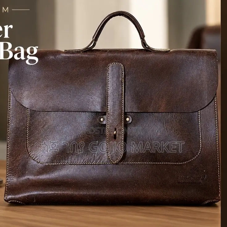 Premium Genuine Leather Laptop Bag