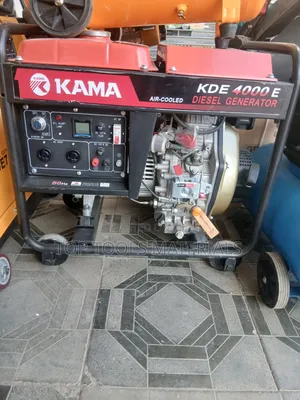 KAMA KDE 4000 E Air-Cooled Portable Diesel Generator.
