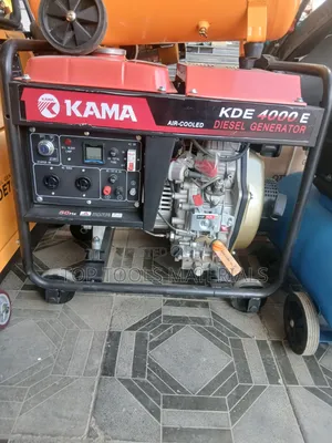 KAMA KDE 4000 E Air-Cooled Portable Diesel Generator.