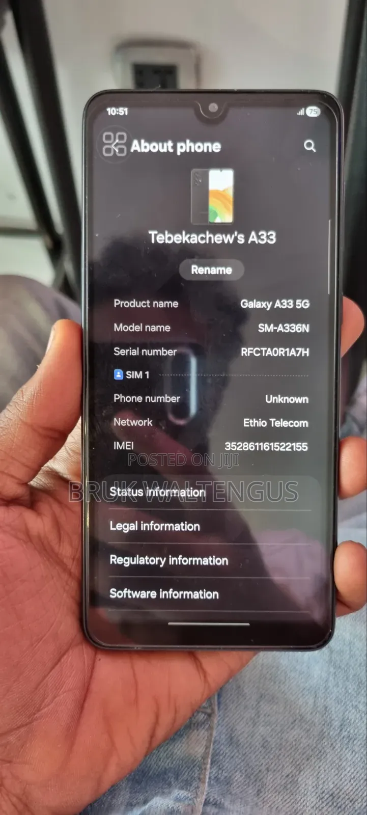 New Samsung Galaxy A33 5G 128 GB Black