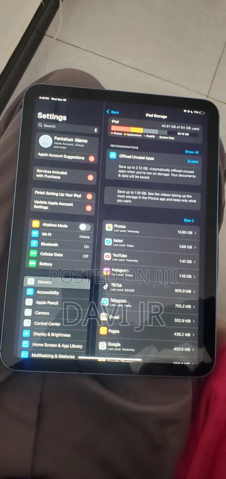 Apple iPad (2022) 64 GB Blue