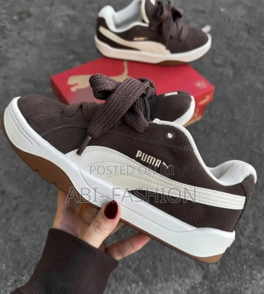 Puma Park Lifestyle Suede Coco Brown" Unisex Size:- 40, 41, 42, 43