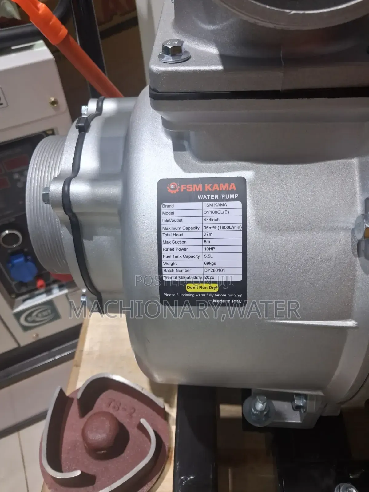 FSM Kama Diesel Water Pump 4"