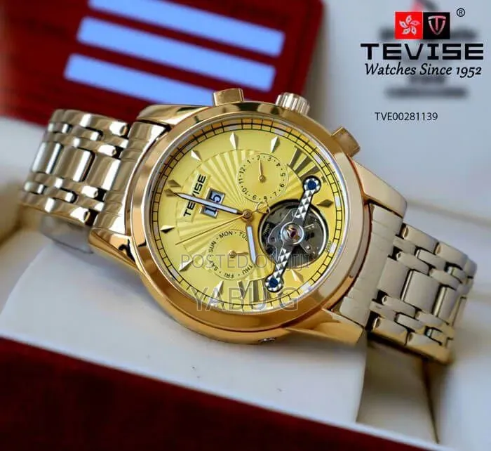 Men's Tevise Automatic Stainless Steel Watch