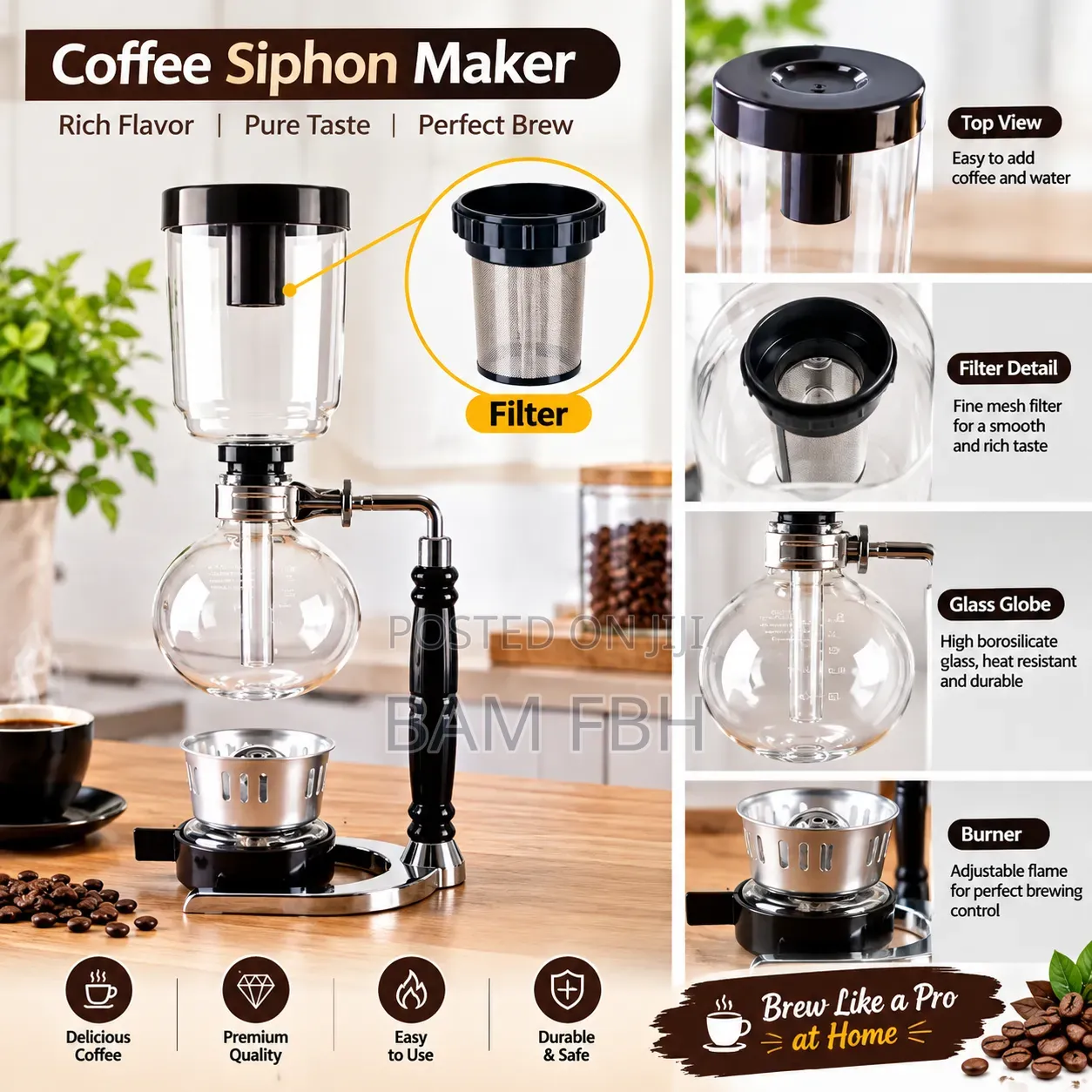 Siphon Coffee Maker