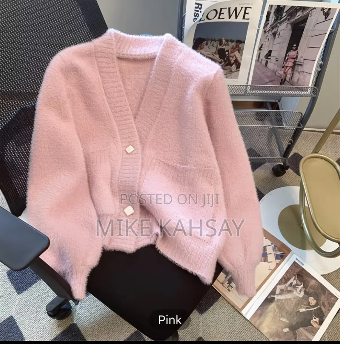 Cloud Nine Fuzzy White Cardigan