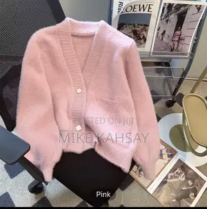 Cloud Nine Fuzzy White Cardigan