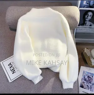 Cloud Nine Fuzzy White Cardigan