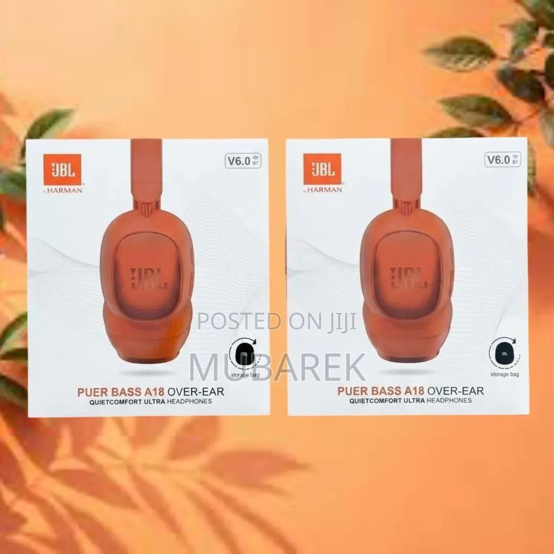 JBL A18 Bluetooth Headset | سماعات أصلية بصوت نقي