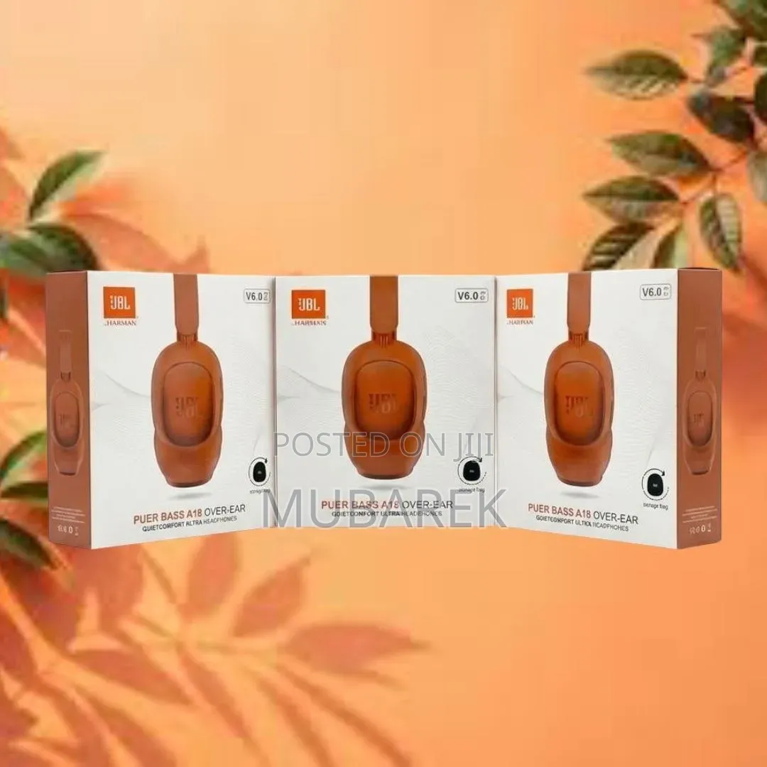JBL A18 Bass Headset | سماعة بلوتوث مع حقيبة تخزين