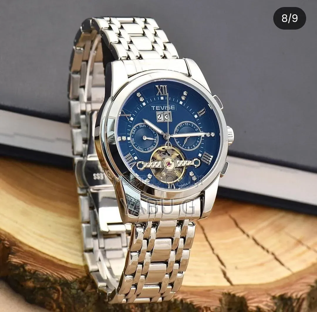 Fashion Mens Mechanical Wristwatches Business Waterproof