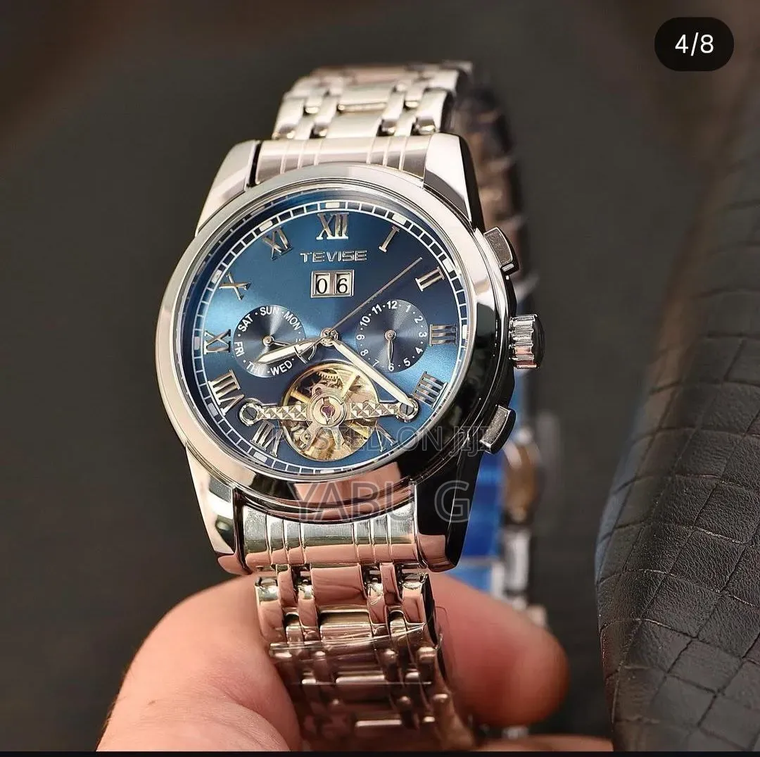 Fashion Mens Mechanical Wristwatches Business Waterproof