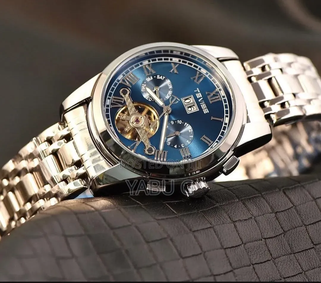 Fashion Mens Mechanical Wristwatches Business Waterproof