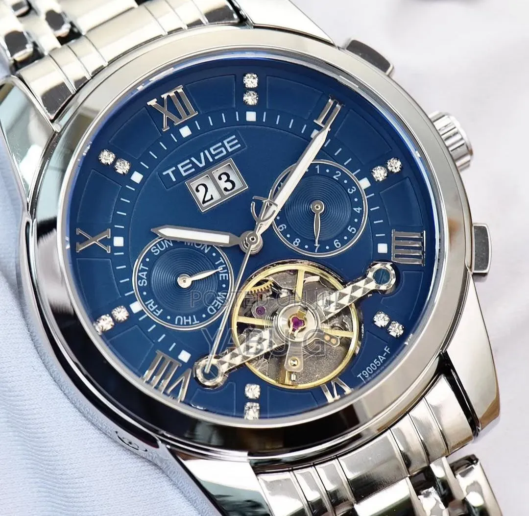 Fashion Mens Mechanical Wristwatches Business Waterproof