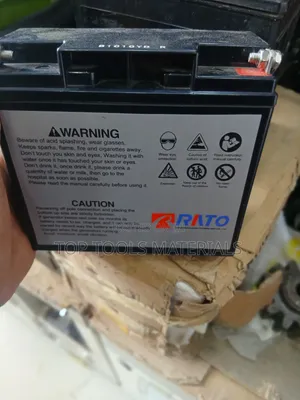 ፡Rato Lead-Acid or AGM-type Starting/Generator Battery